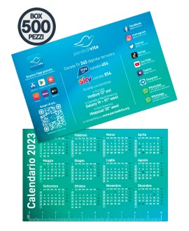 Materiale Tascabile 11x7cm | BOX 500 2023